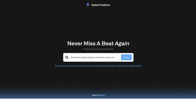 Setlist-Predictor