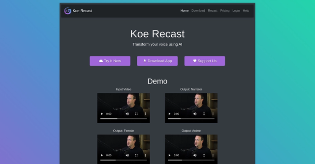 Koe-Recast