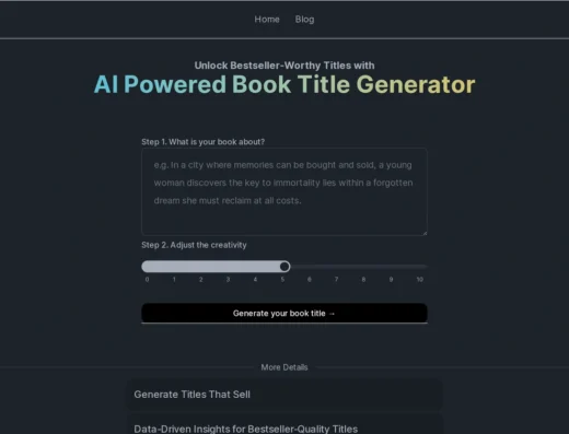 AI-Book-Title-Generator
