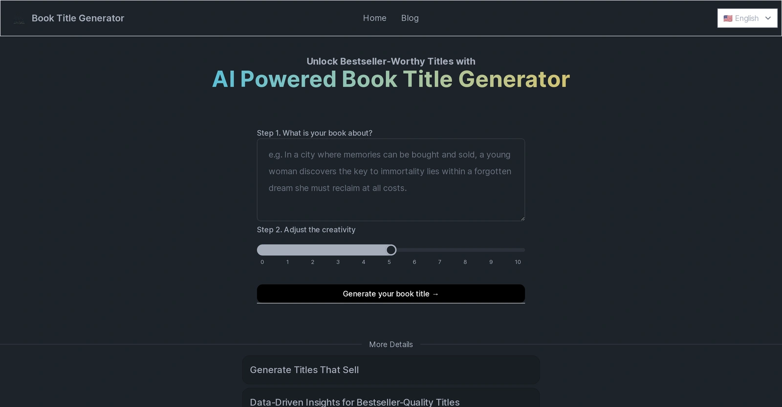 AI-Book-Title-Generator