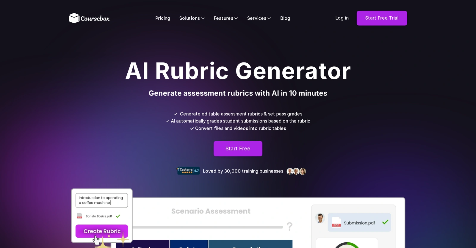 AI-Rubric-Generator-by-Coursebox