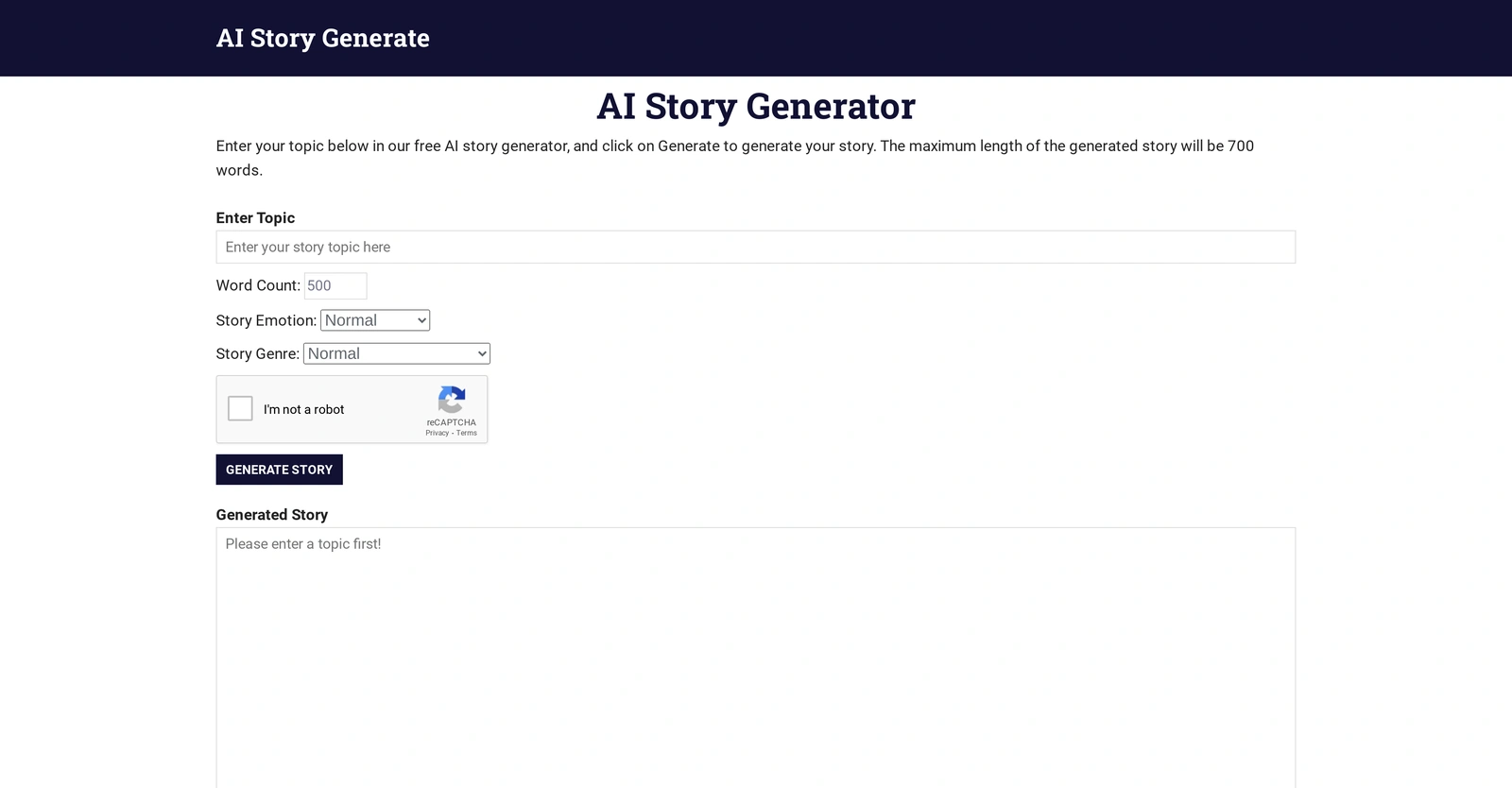 AI-Story-Generate