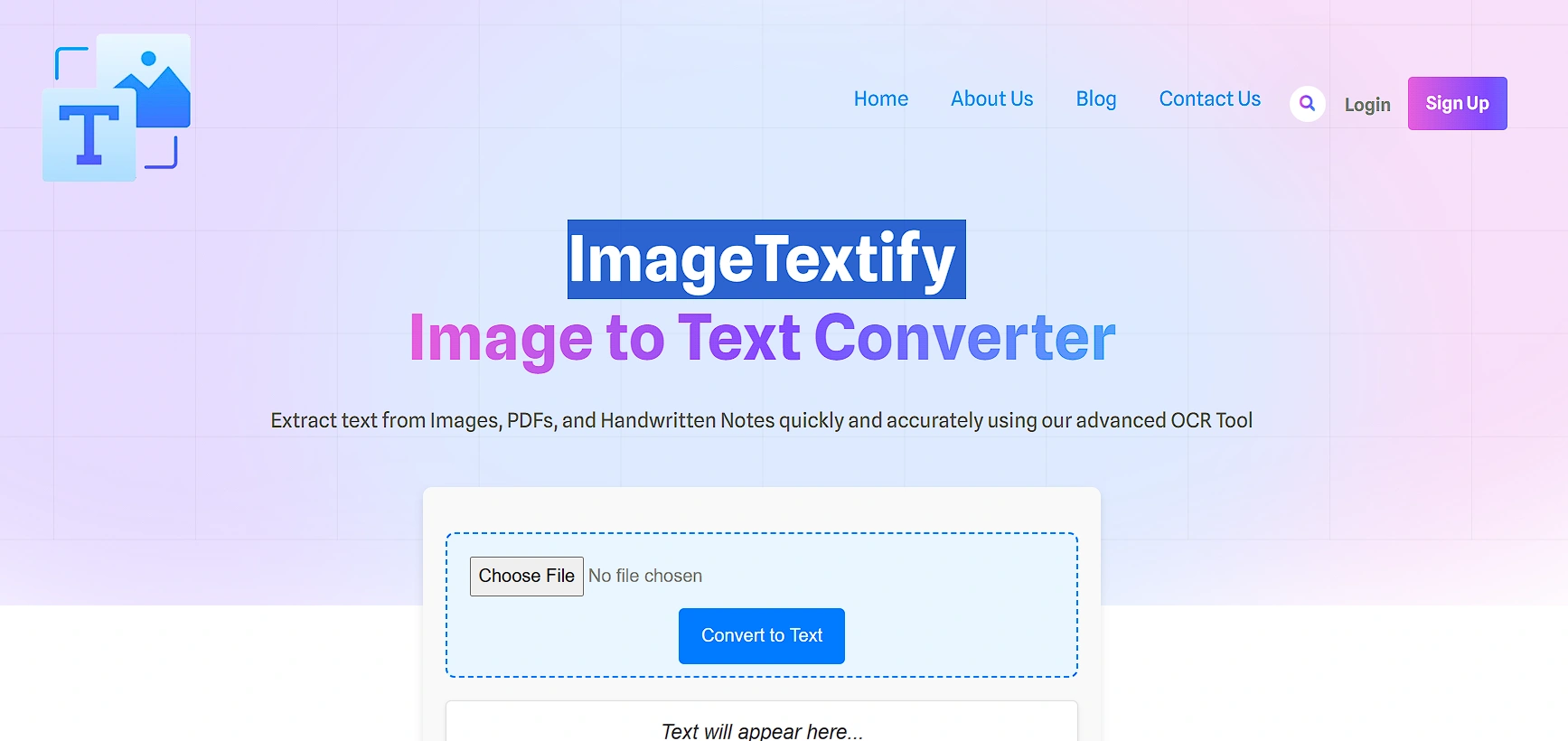 ImageTextify