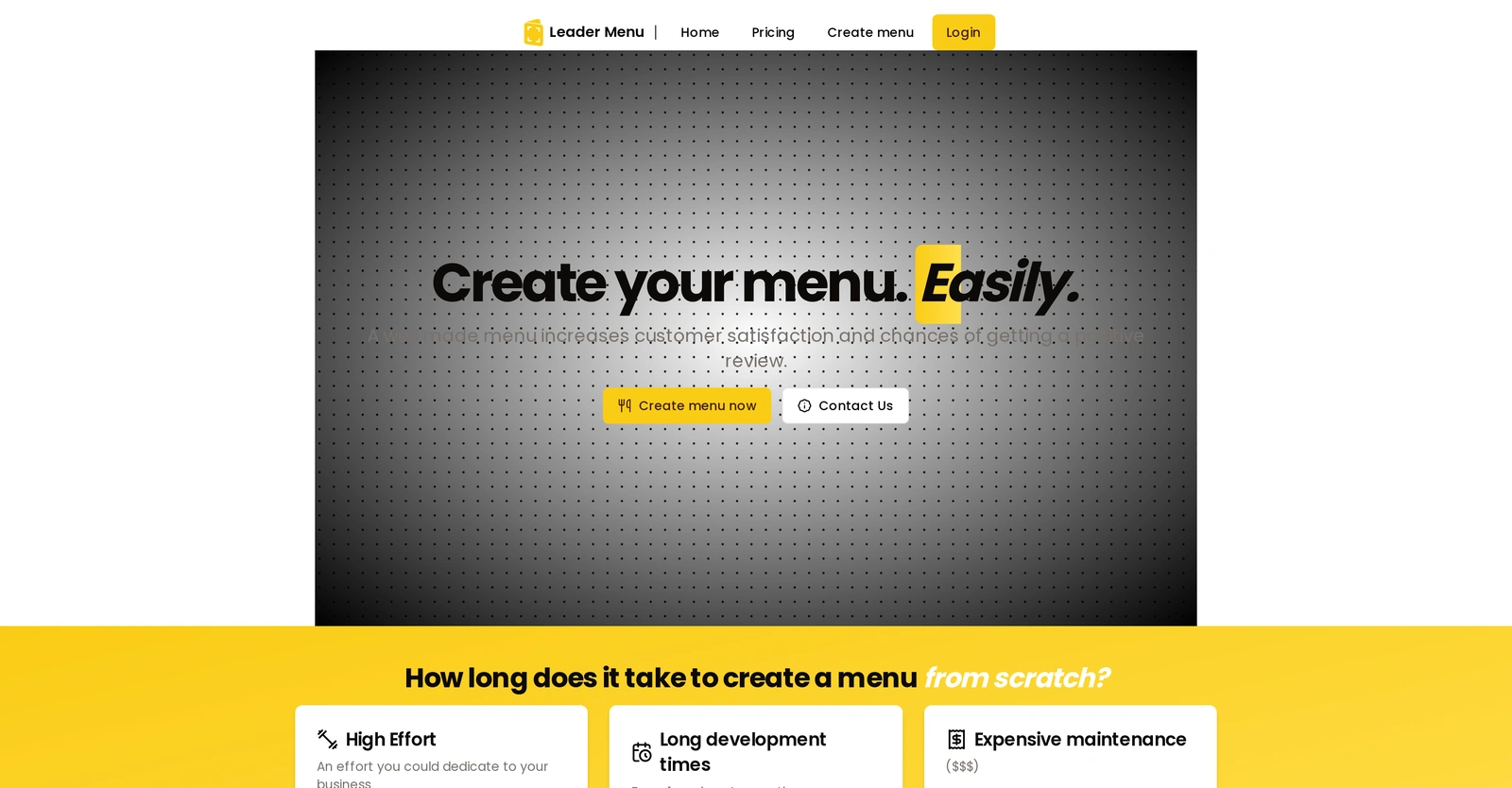Leader-Menu
