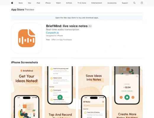BriefMind:-live-voice-notes