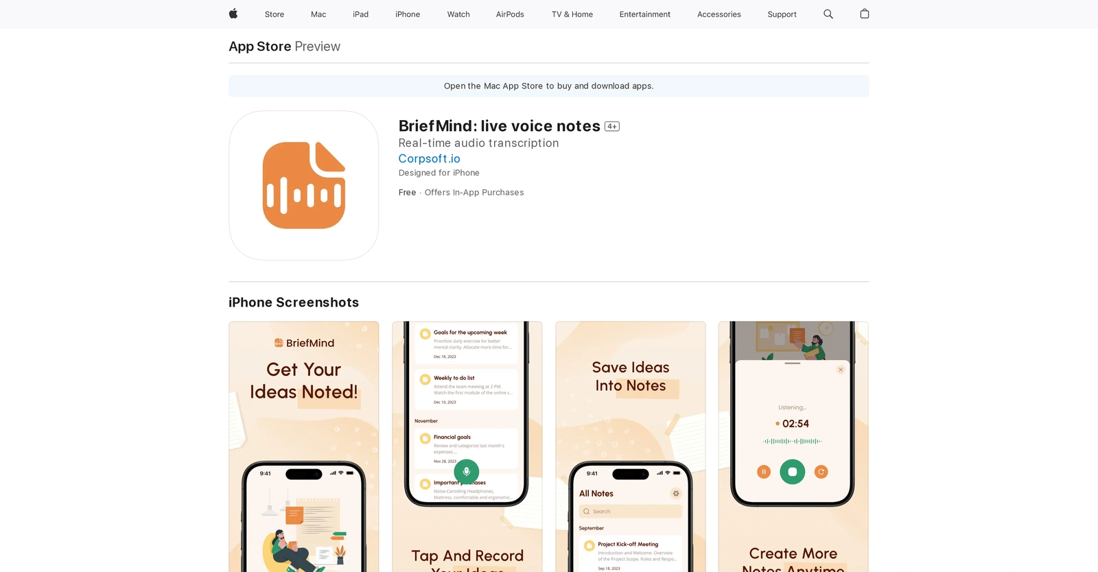 BriefMind:-live-voice-notes