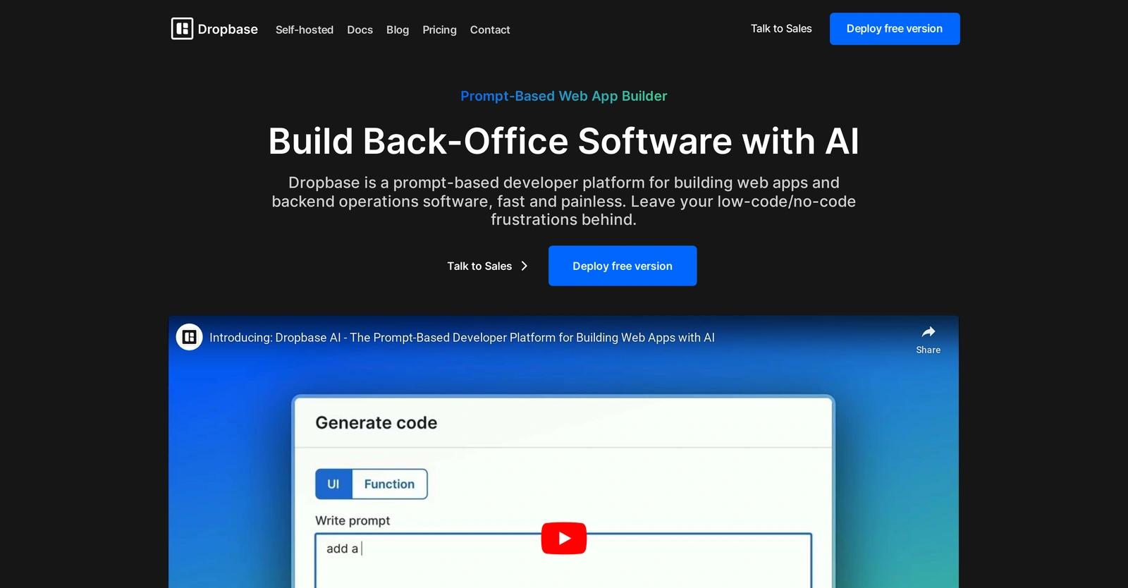 Dropbase-AI