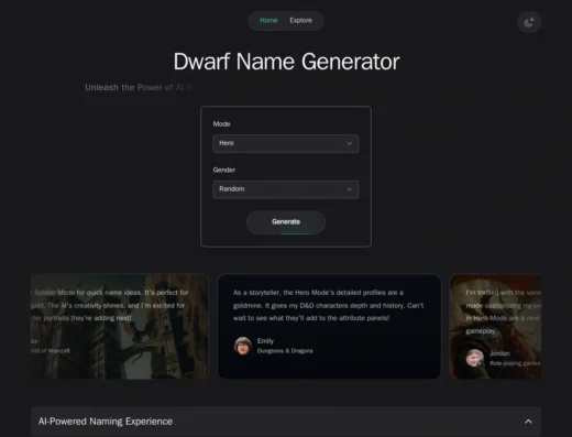 Dwarf-Name-Generator