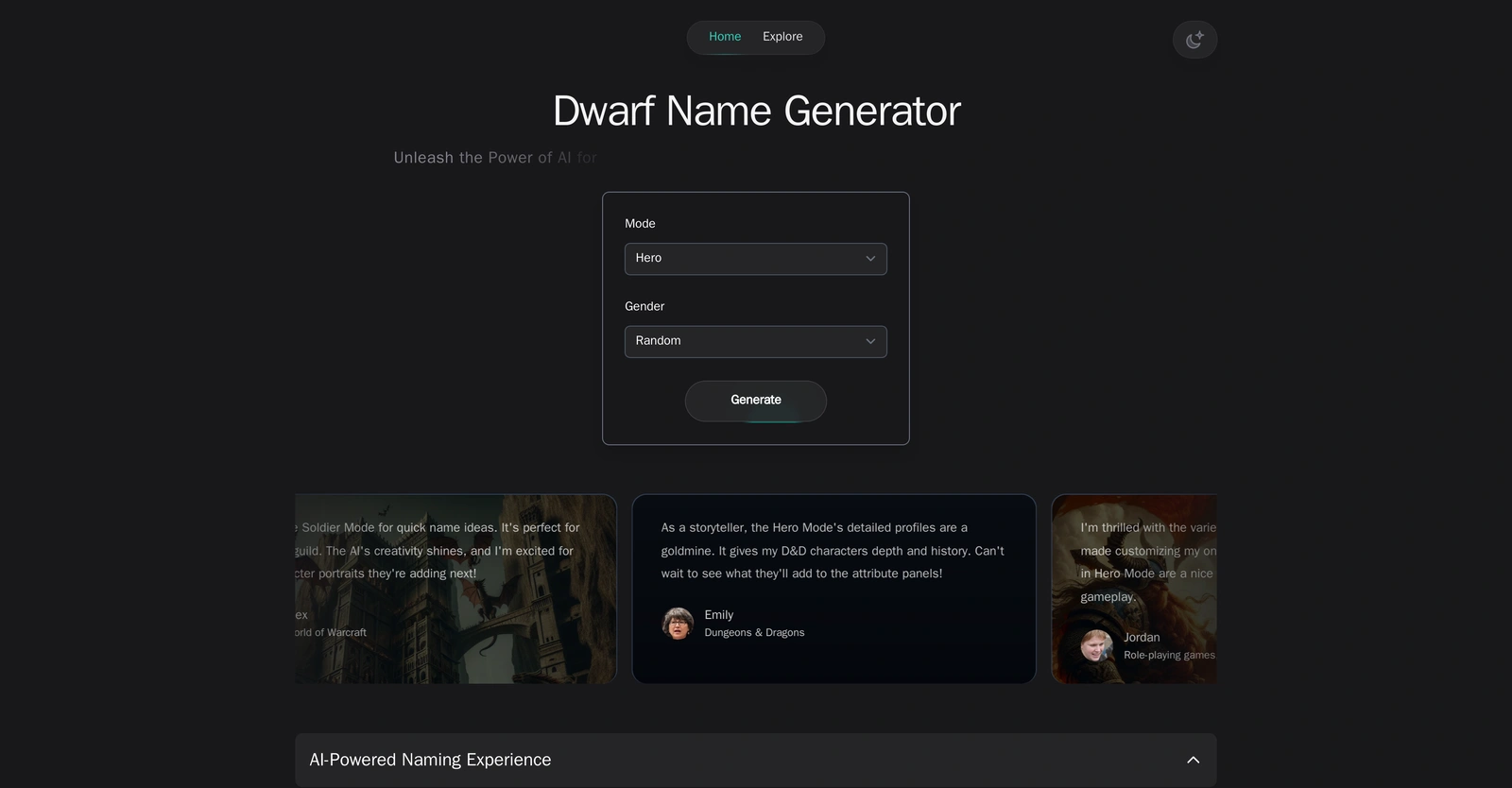 Dwarf-Name-Generator