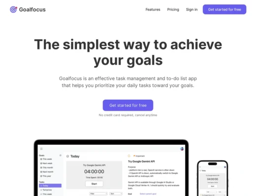 GoalFocus