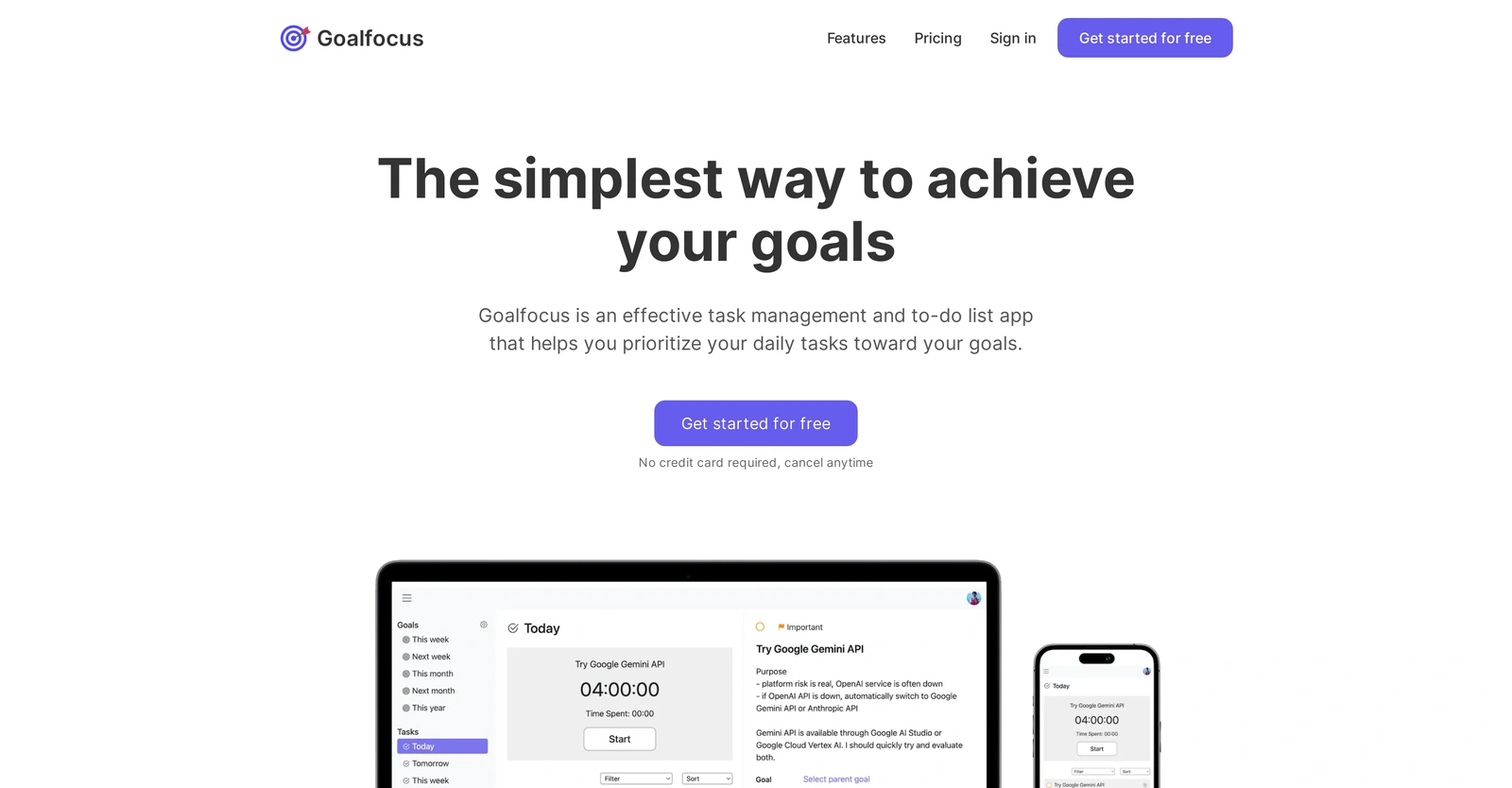 GoalFocus