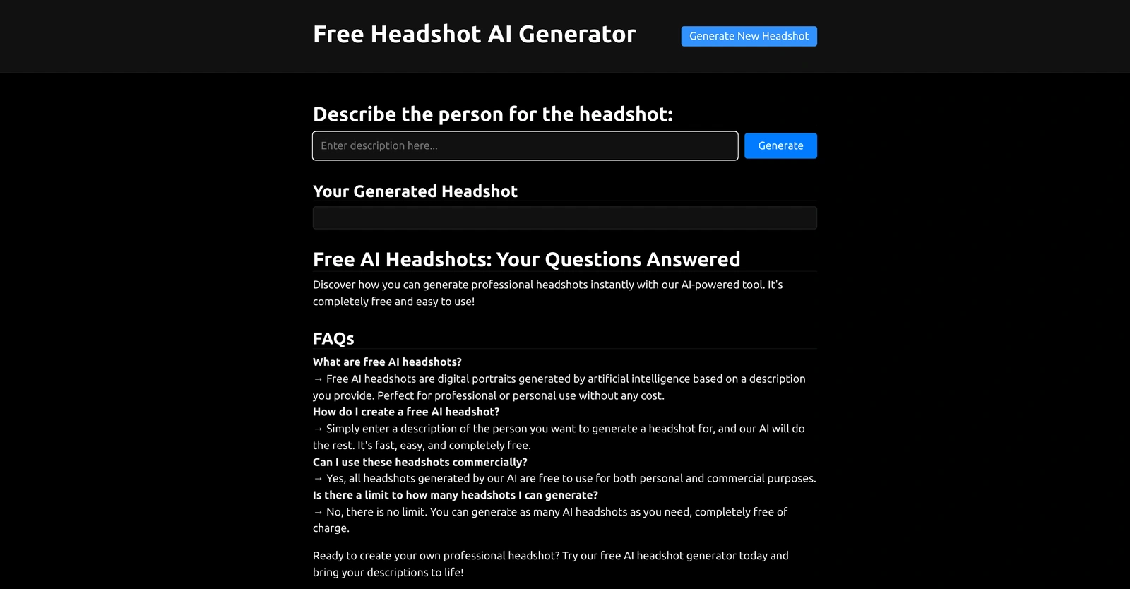 Headshot-AI-Generator