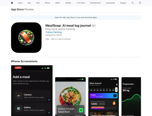 MealSnap:-AI-meal-log-journal