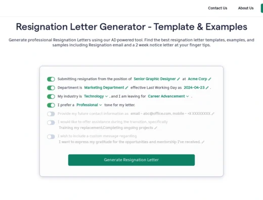 Resignation-Letter-Generator