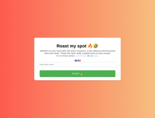 Roast-My-Spot