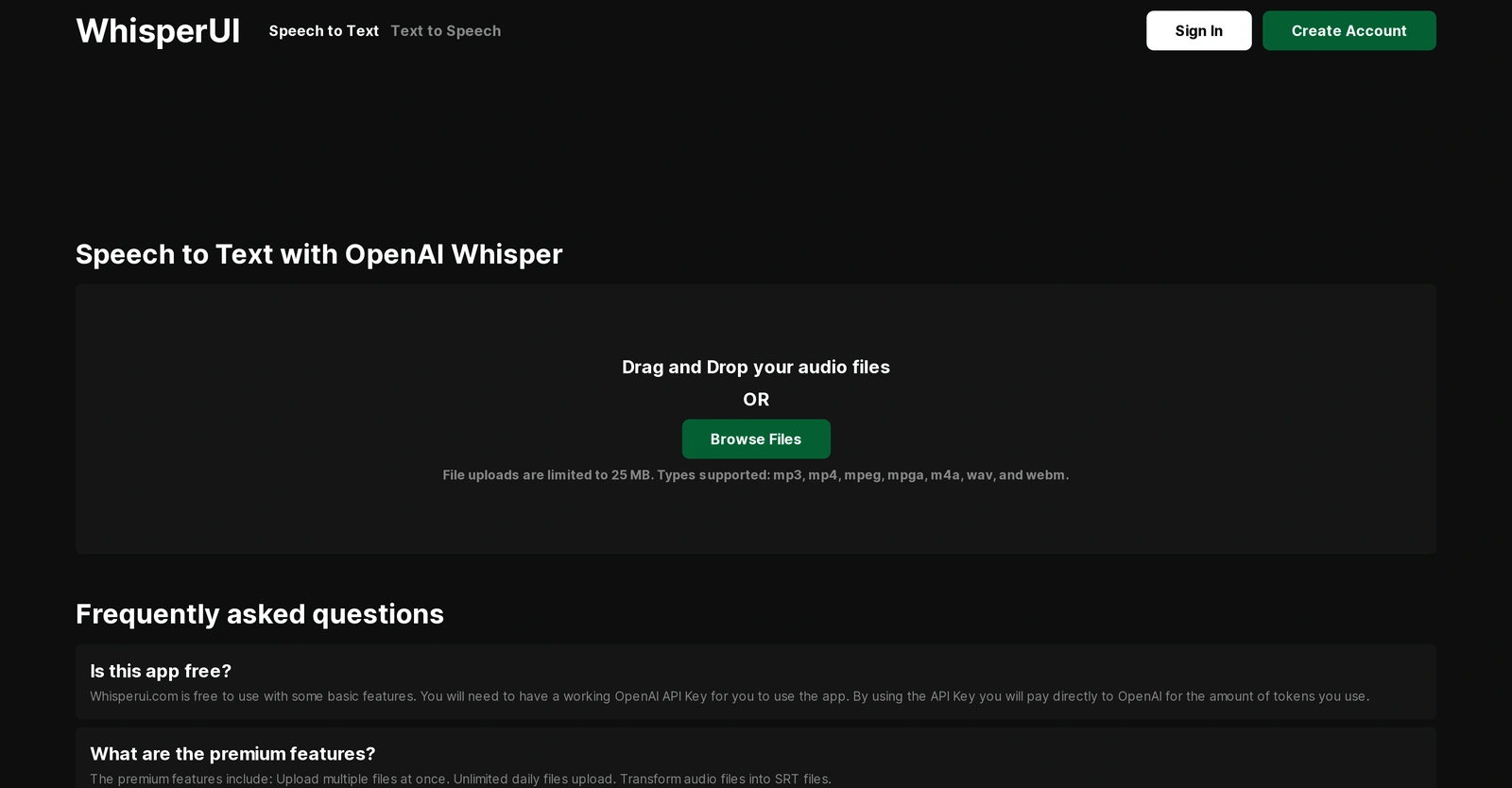 WhisperUI