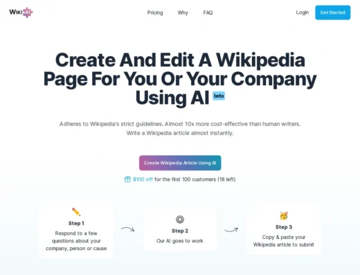Wikipedia-Article-AI